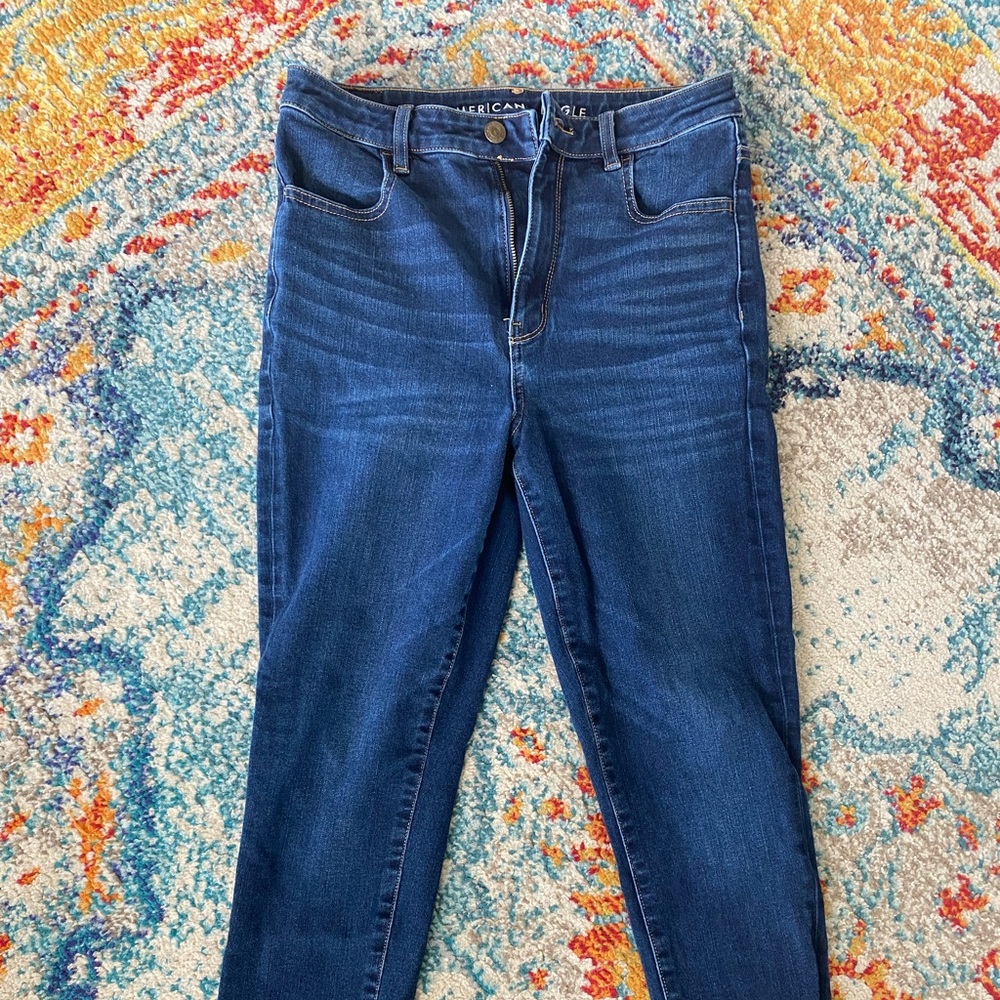 American Eagle highest rise jegging, size 8 short